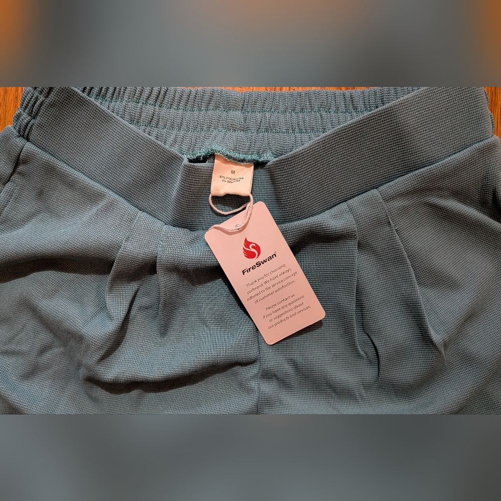 NWT Women's Teal Wide-Leg Pants - Picture 6 of 7